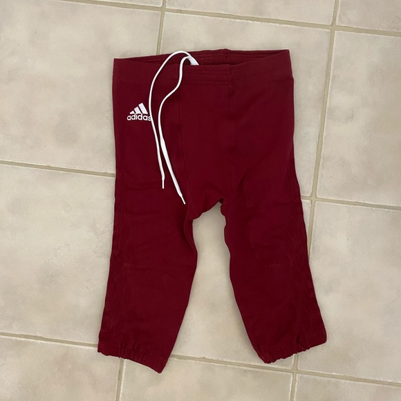 adidas Other - 🌟 Men’s Adidas Burgundy Football Pants Size Large